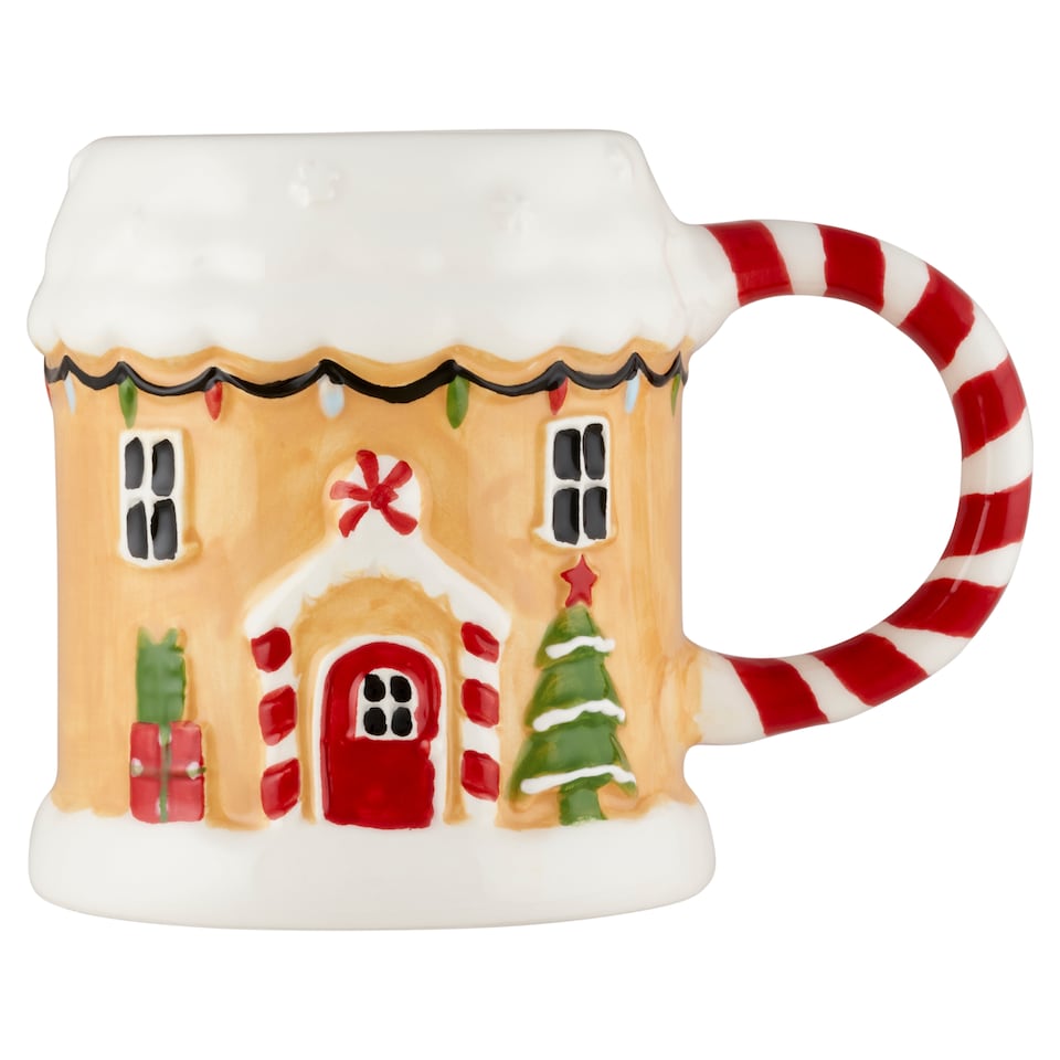 Keramický hrnek perníková chaloupka 14 x 9 x 10 cm