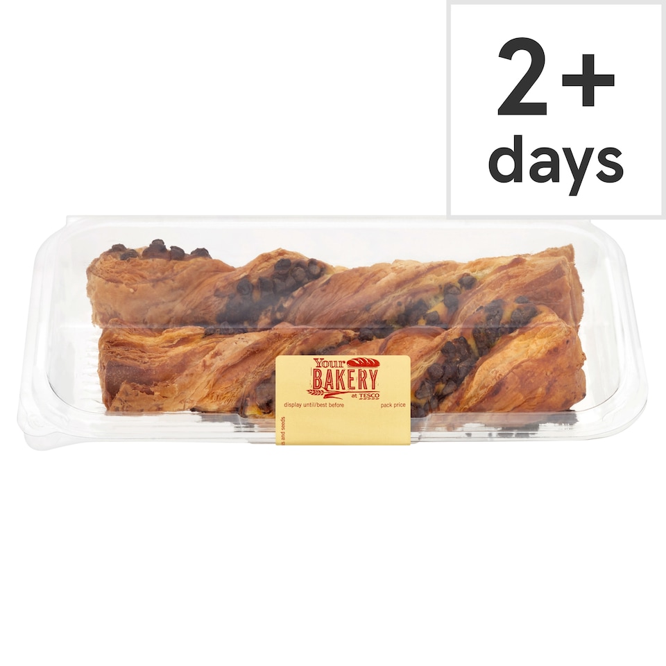image 1 of Tesco Chocolate Twist 2 Pack