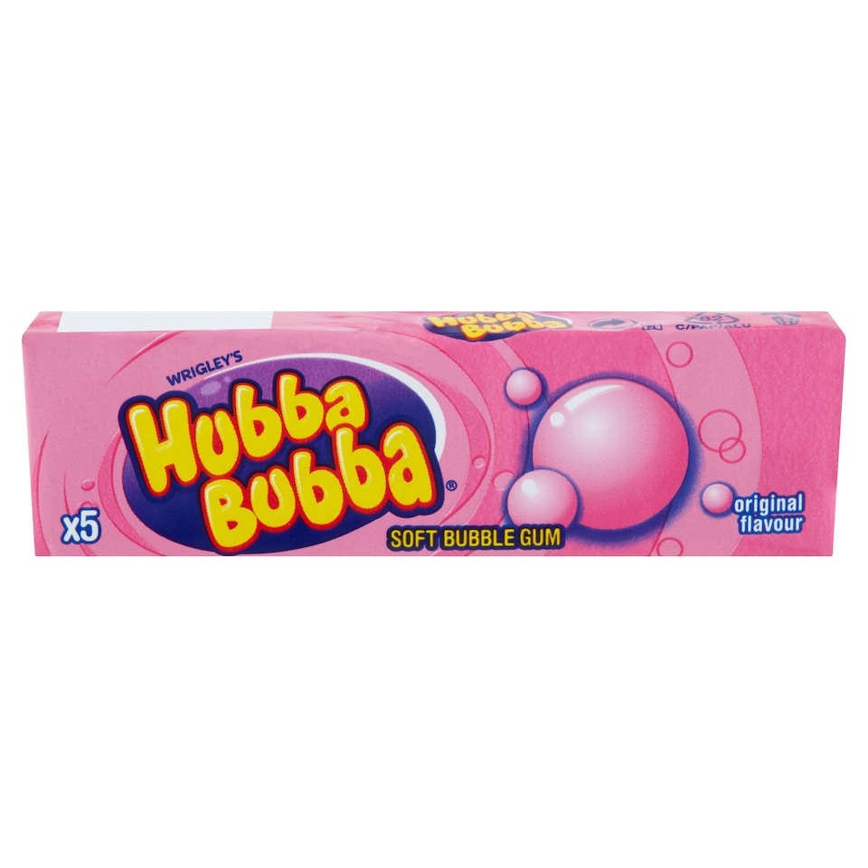 image 1 of Hubba Bubba Original Flavour Soft Bubble Gum 5 pcs 35 g