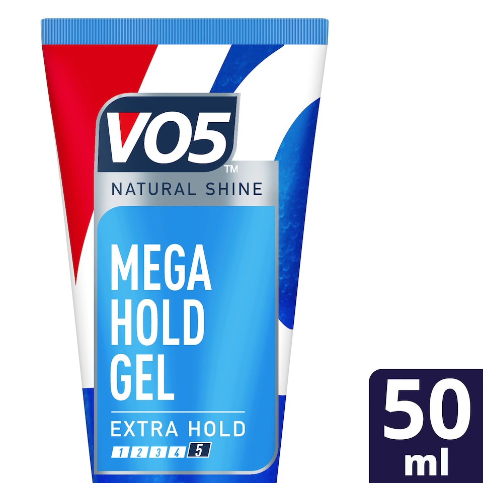 image 1 of Vo5 Mega Hold Styling Hair Gel 50Ml