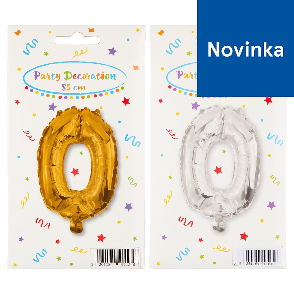 Decorata Party Number 0 Party Decoration 85 cm