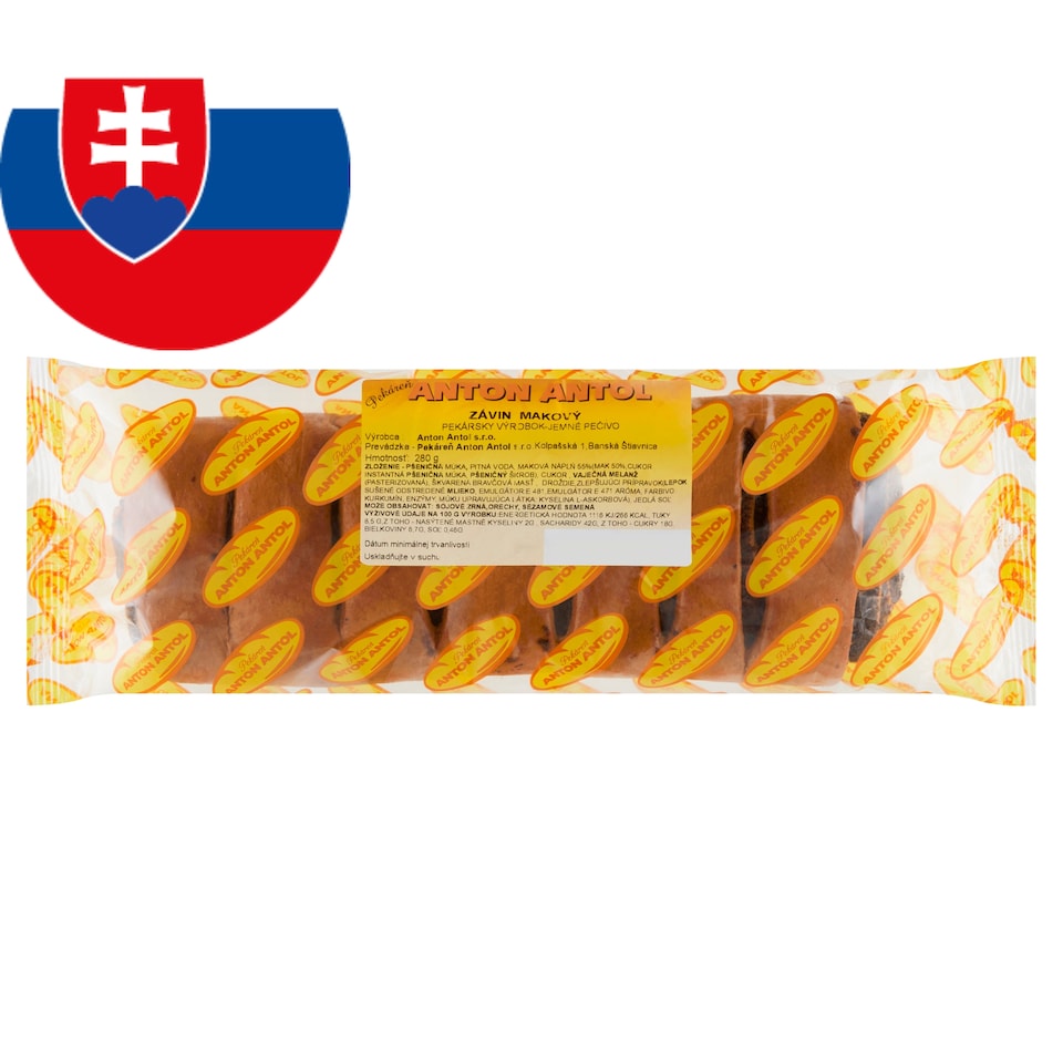 Pekáreň Anton Antol Poppy Strudel 280 g