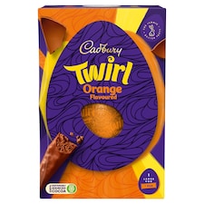 Cadbury Twirl Orange Chocolate Easter Egg 198g