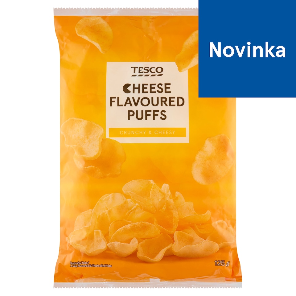 Tesco Cheese Flavoured Puffs 125 g