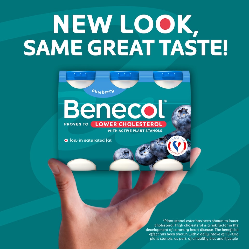 image 1 of Benecol Yogurt Drink - Blueberry 6x67.5g
