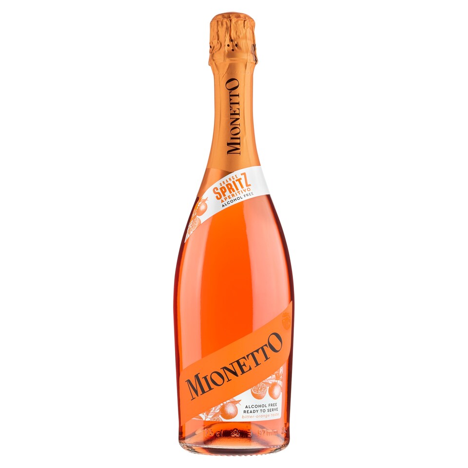 Mionetto Nealkoholický nápoj z dealkoholizovaného vína sycený s příchutí hořkého pomeranče 750ml