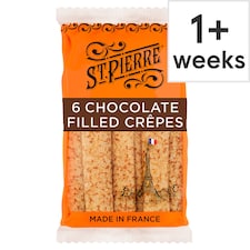 St Pierre Chocolate Filled French Crepes 6 Pack