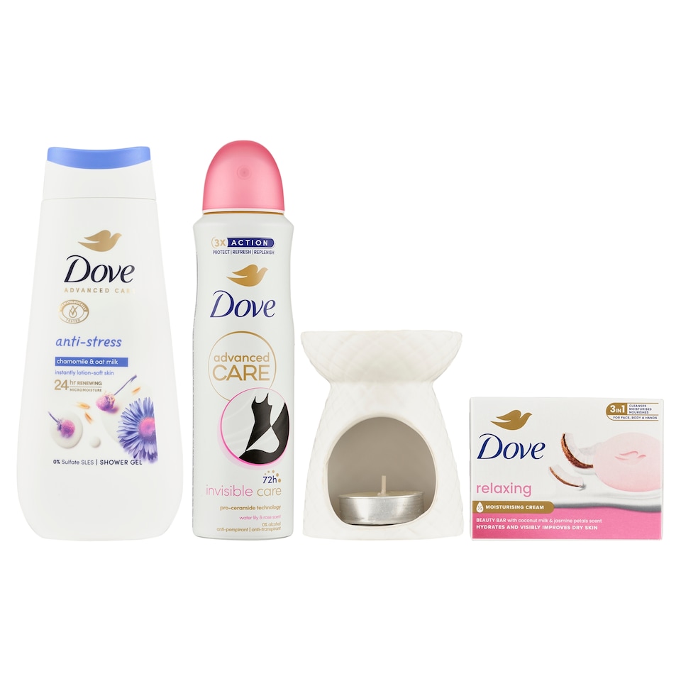 Obrázek 1 pro produkt Dove Antistress prémiová kazeta s aroma lampou