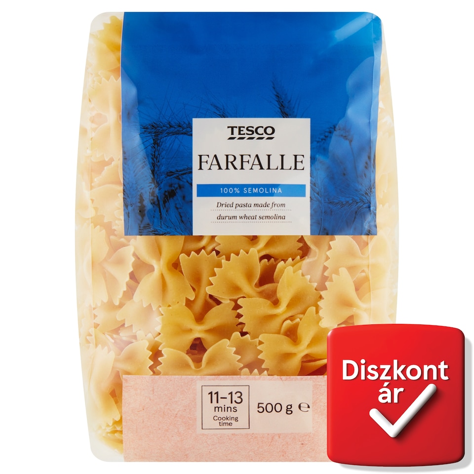Tesco Farfalle Durum Dry Pasta 500 g