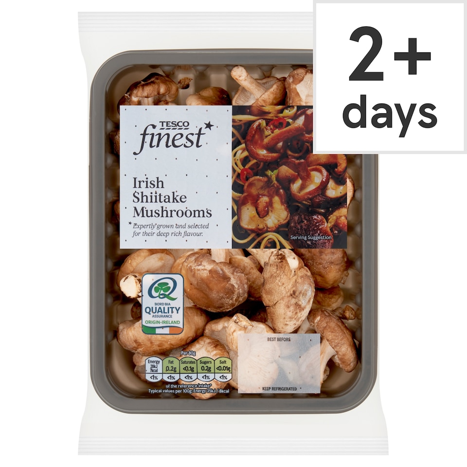 image 1 of Tesco Finest Irish Shiitake Mushrooms 100G