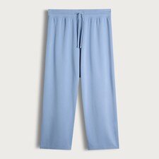 F&F Active Drawstring Wide Leg Joggers in Blue