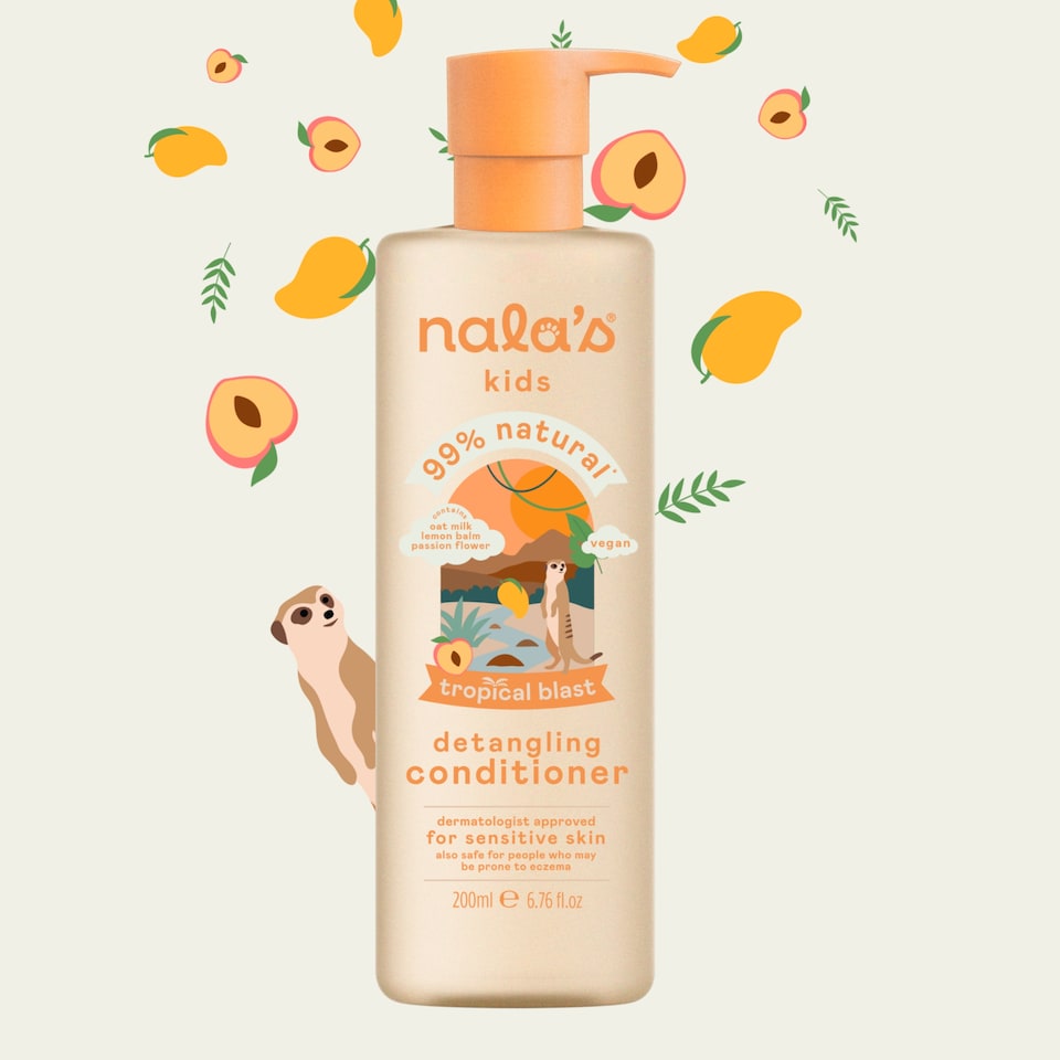 image 1 of Nala's Kids Detangling Conditioner Tropical Blast 200ml