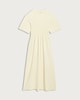 image 4 of F&F Cotton Rich Shirred Waist Midi Dress in Yellow