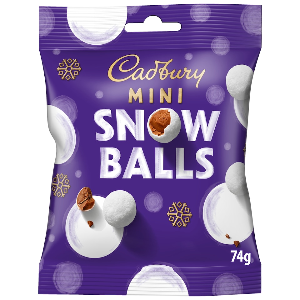 CADBURY MINI SNOWBALLS 74G