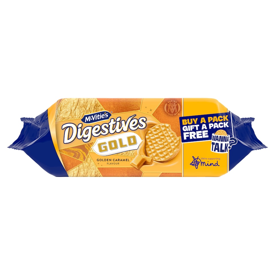 image 1 of McVitie's Digestives Gold Golden Caramel Flavour Biscuits 232g