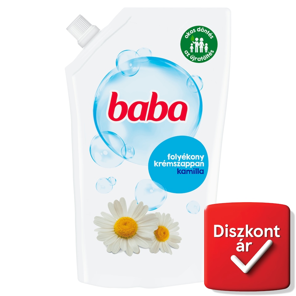 Baba kamilla folyékony krémszappan utántöltő 500 ml
