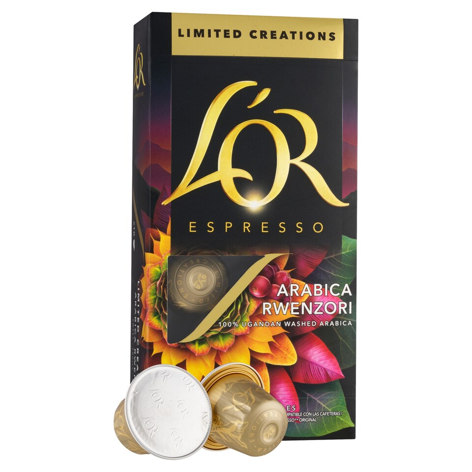 image 1 of L'OR Espresso Arabica Rwenzori Roasted Ground Coffee 10 Capsules 52 g