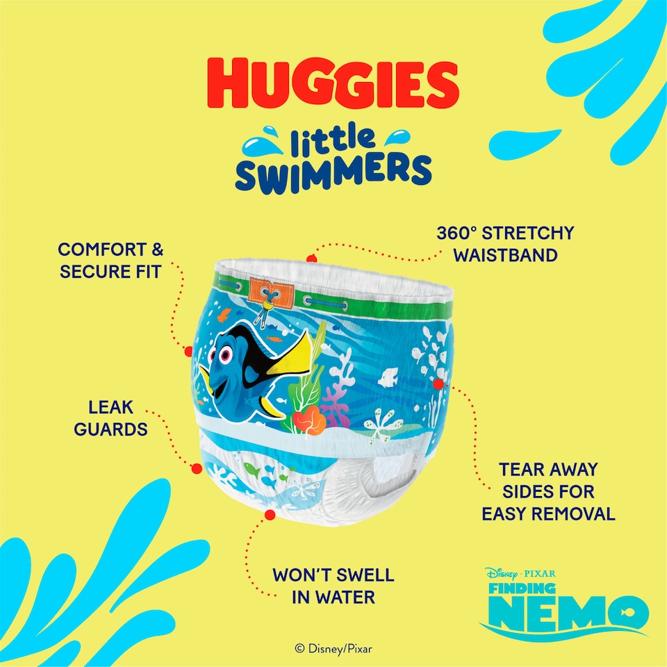 image 1 of Huggies Little Swimmers Swim Pants Size 3-4 20 Pack