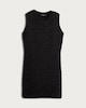 image 4 of F&F Textured Pearl Embellished Mini Dress in Black