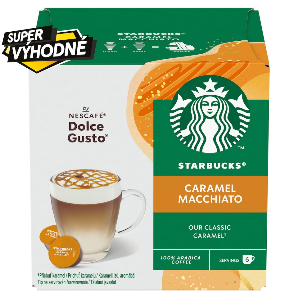 image 1 of STARBUCKS Caramel Macchiato by NESCAFÉ Dolce Gusto - 12 Capsules (6 Cups)