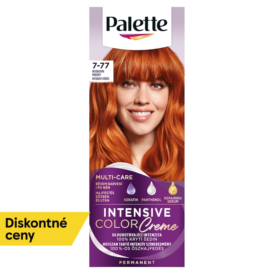 obrázok 1 z Palette Intensive Color Creme farba na vlasy Intenzívny medený 7-77