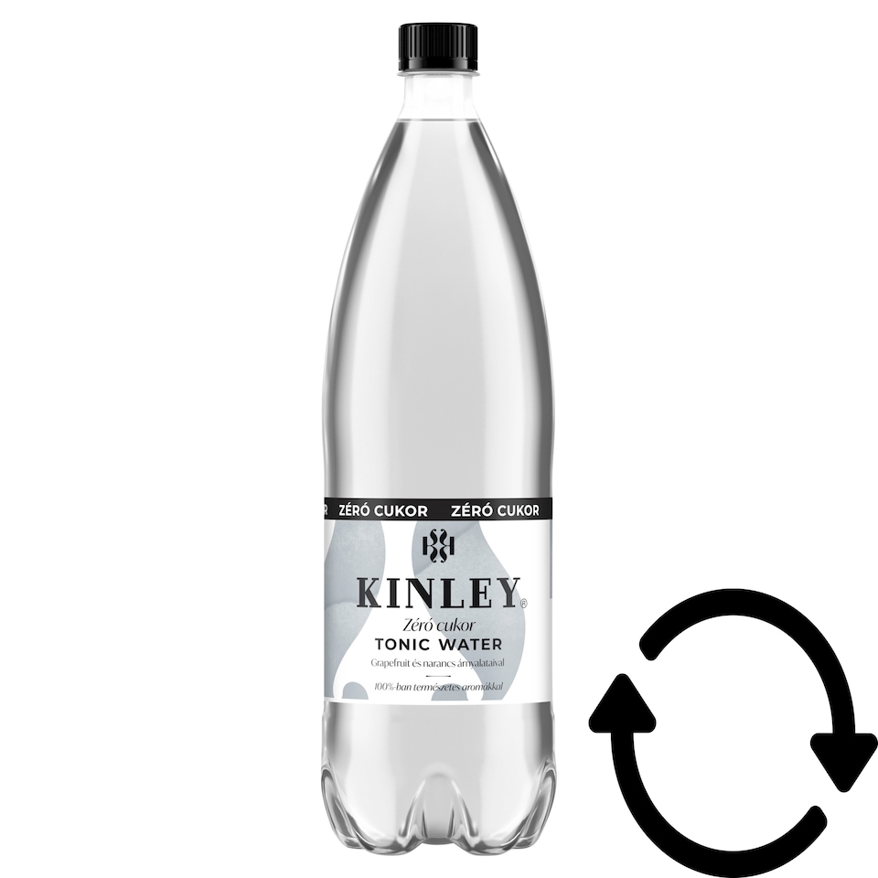 Kinley Tonic Water Zéró cukor energiamentes szénsavas üdítőital édesítőszerekkel 1,5 l