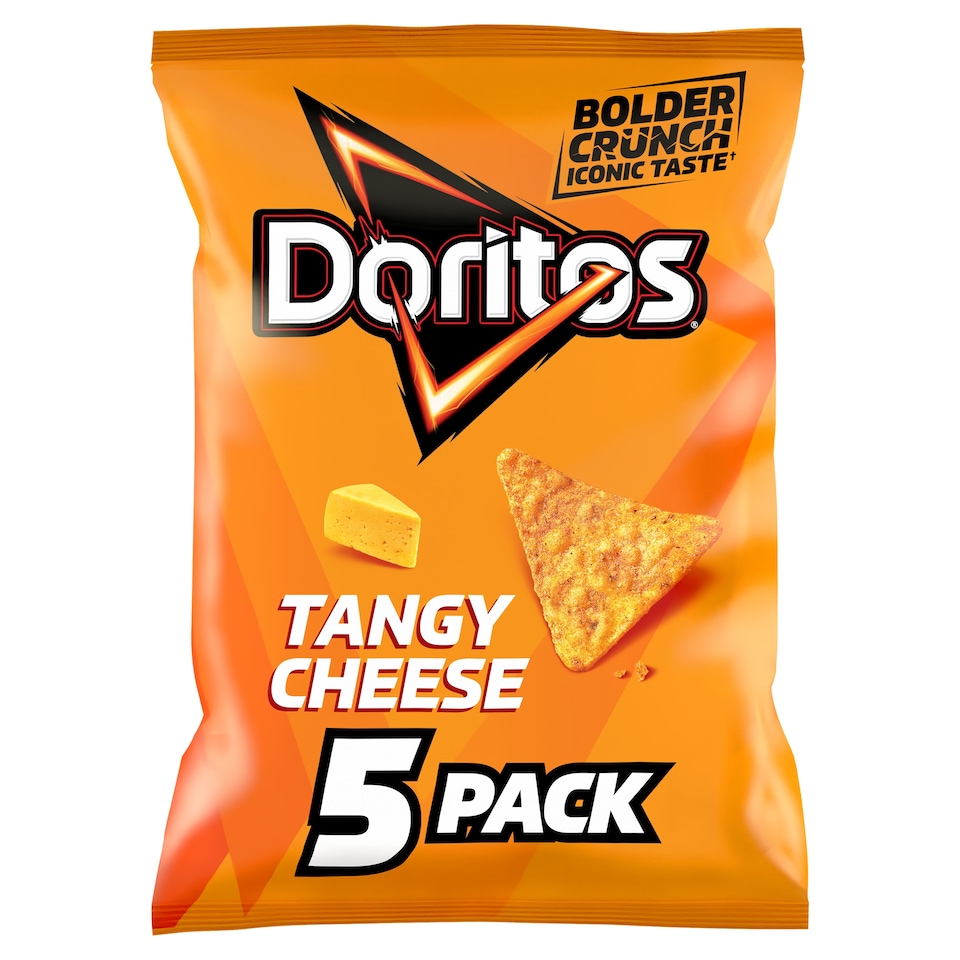 image 1 of Doritos Tangy Cheese Tortilla Chips Multipack Crisps 5x30g