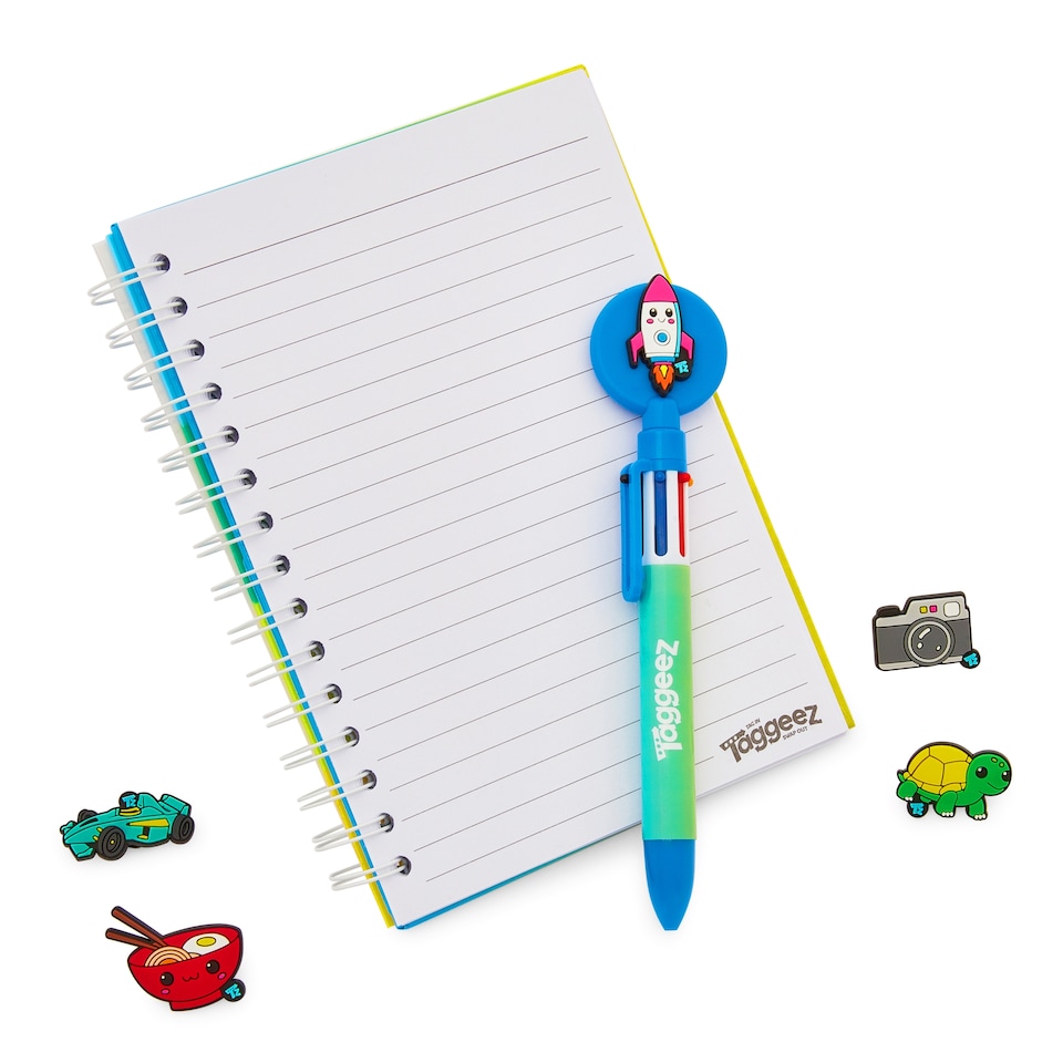 image 1 of Hunter Price Taggeez Ombre Notebook and Pen Wallet Set with Charms
