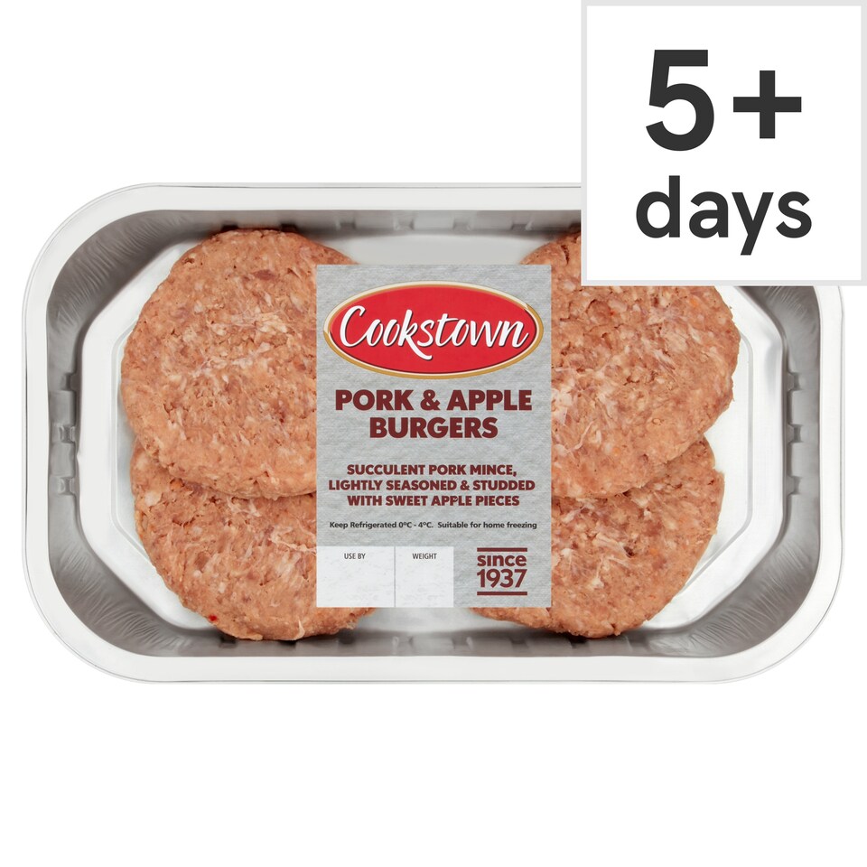 Cookstown Pork & Apple Burgers 420g