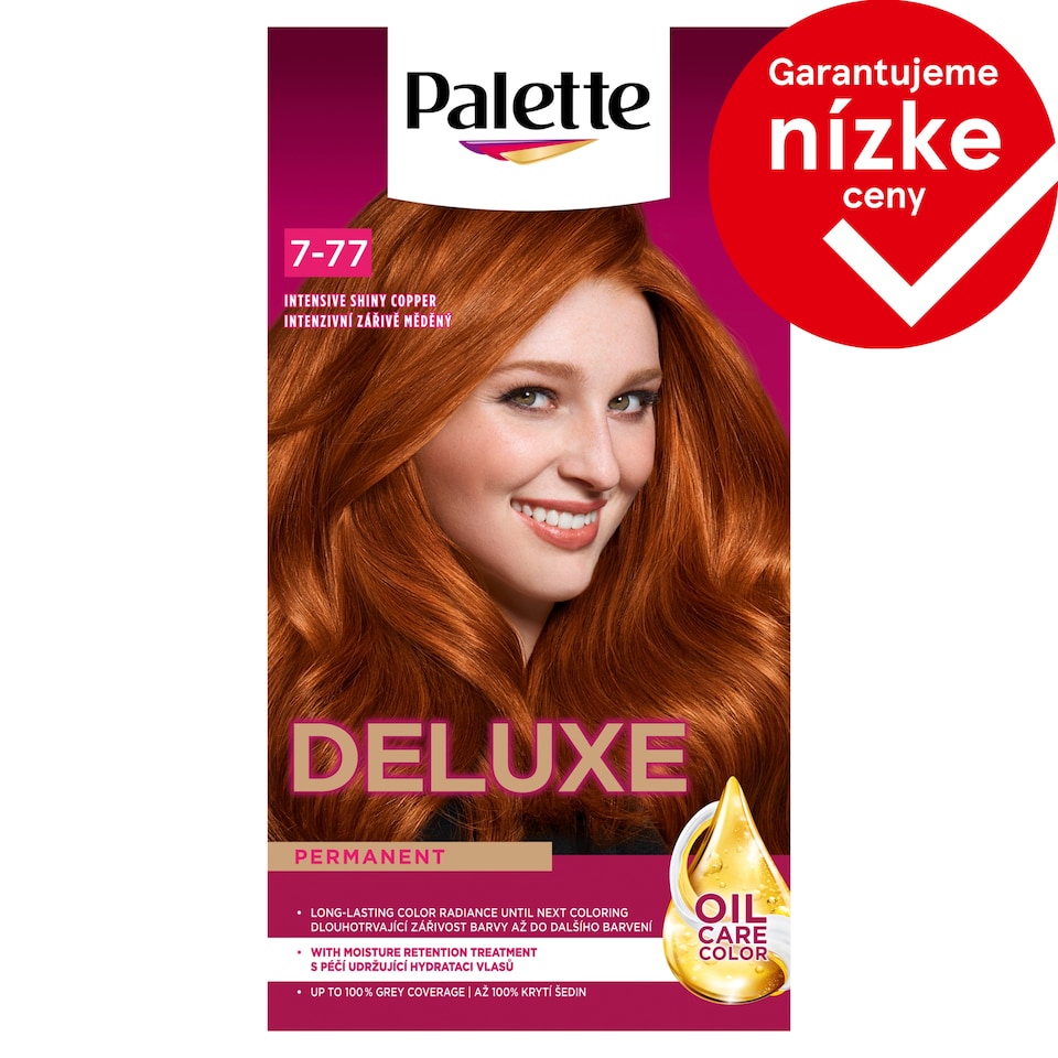 obrázok 1 z Palette Deluxe farba na vlasy Intenzívny žiarivomedený 7-77
