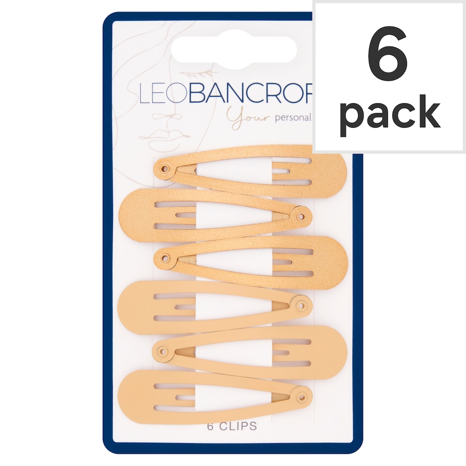 Leo Bancroft Curl Clips Assorted 6 Pack