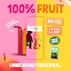 image 3 of BEAR Fruit Splits Pineapple & Raspberry Multipack 5x20g