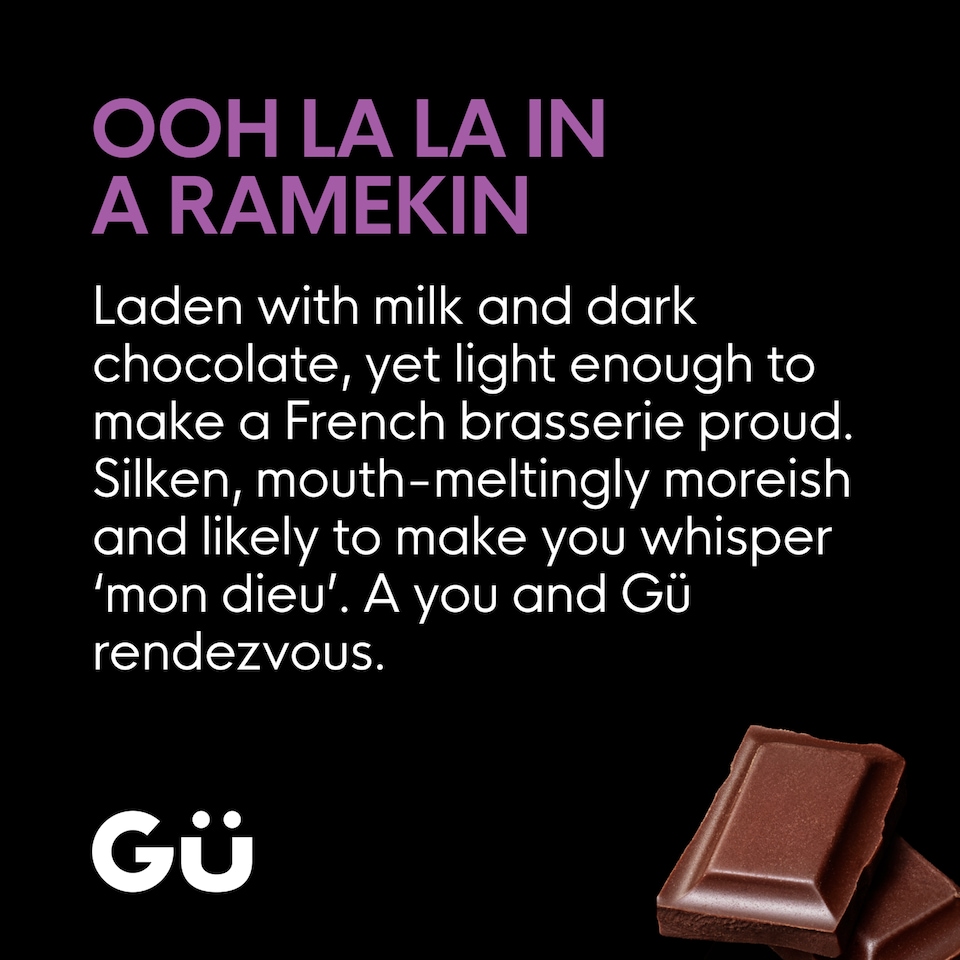 image 1 of Gü Milk Chocolate Mousse Dessert 2 x 52g