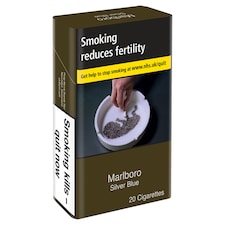 Marlboro Silver Blue Cigarettes 20 Pack