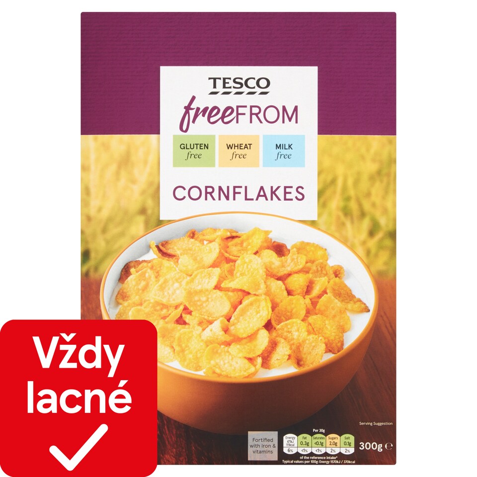 obrázok 1 z Tesco Free From Kukuričné lupienky 300 g