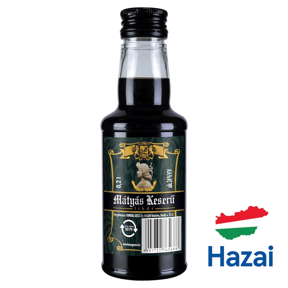 Mátyás keserű likőr 24% 0,2 l