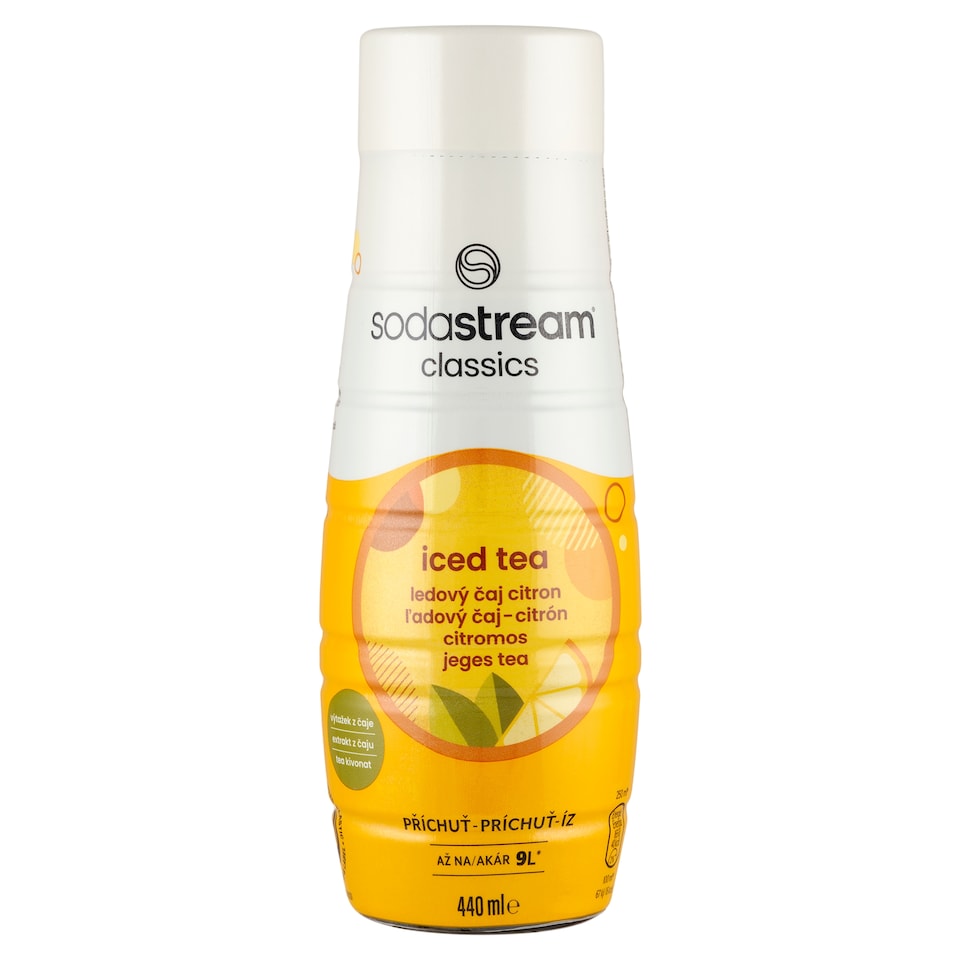 Sodastream Classics ízesített italkoncentrátum tea kivonattal és citromlével 440 ml