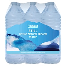 Tesco British Natural Mineral Water Still 6X2L