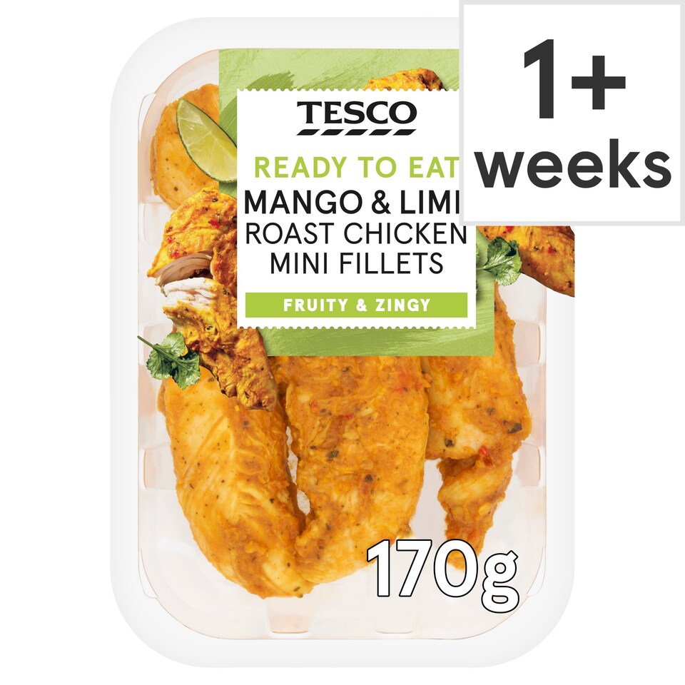 Tesco Mango & Lime Roast Chicken Mini Fillets 170g