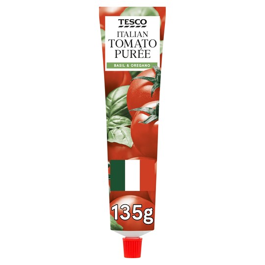 Tesco Tomato Puree With Herbs 135G Tesco Groceries