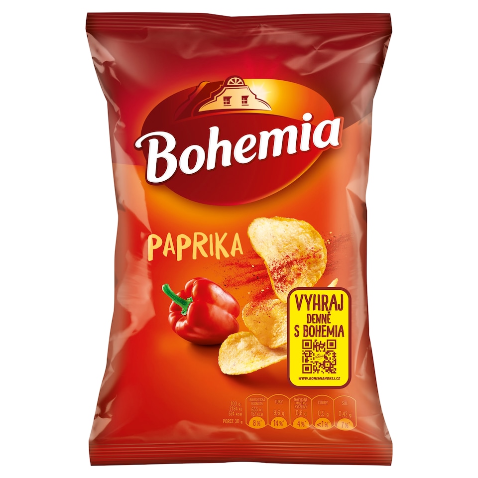Bohemia Chips paprika 60g