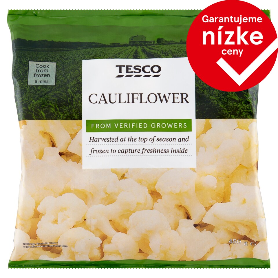 Tesco Karfiól 450 g