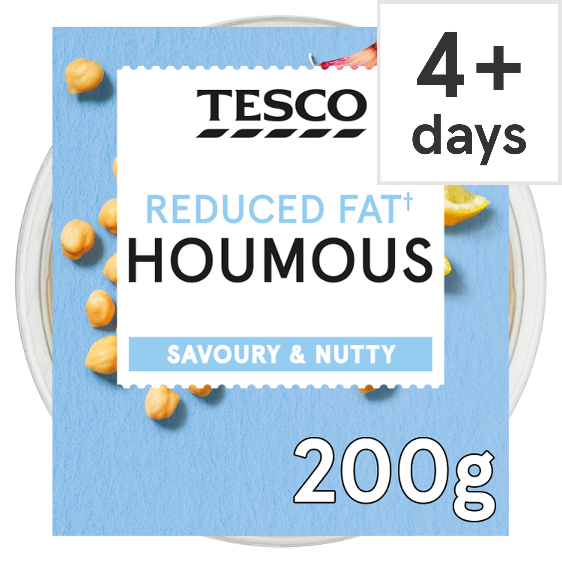 Tesco Reduced Fat Houmous 200g - Tesco Groceries