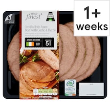 Tesco Finest Irish Angus Beef With Garlic And Herbs 100G