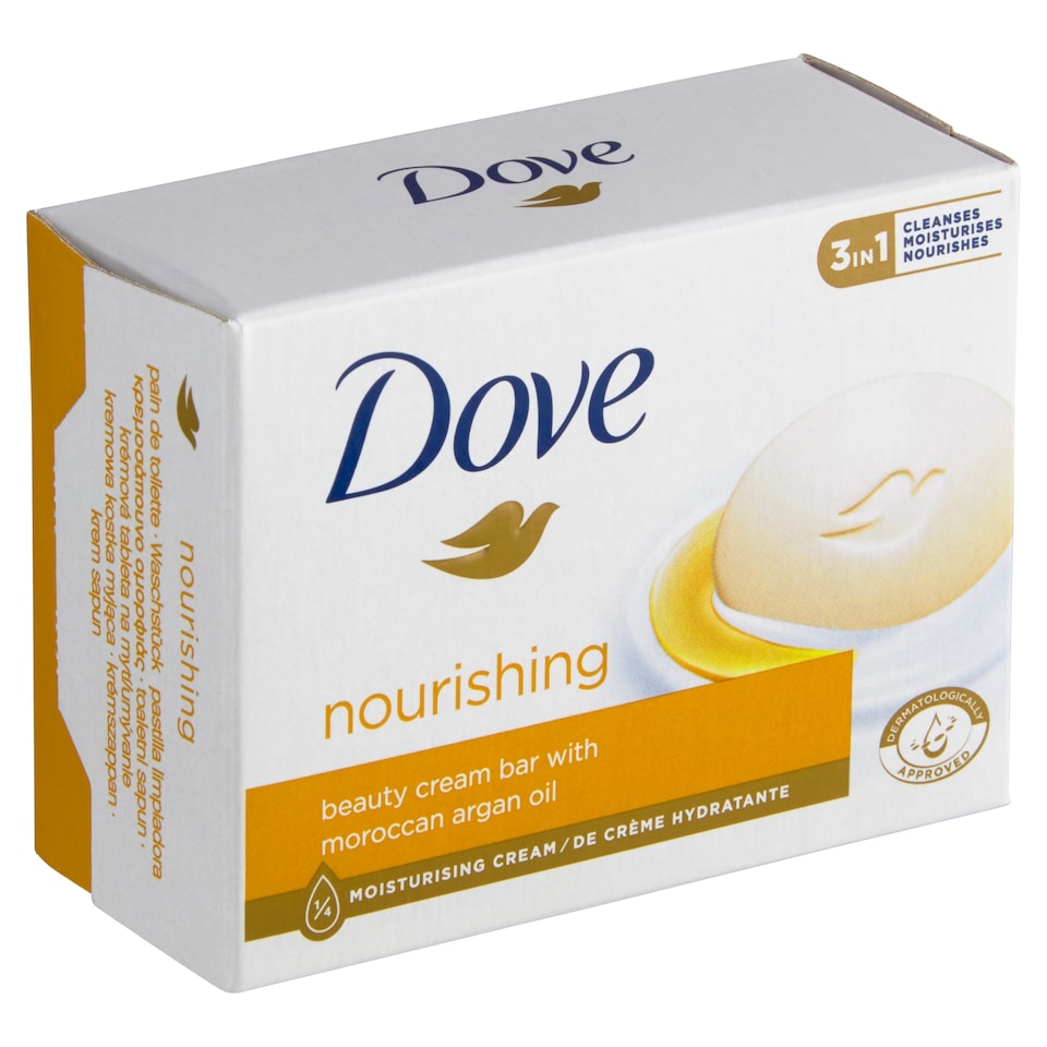Obrázek 1 pro produkt Dove Nourishing Arganový olej Krémová tableta 90g
