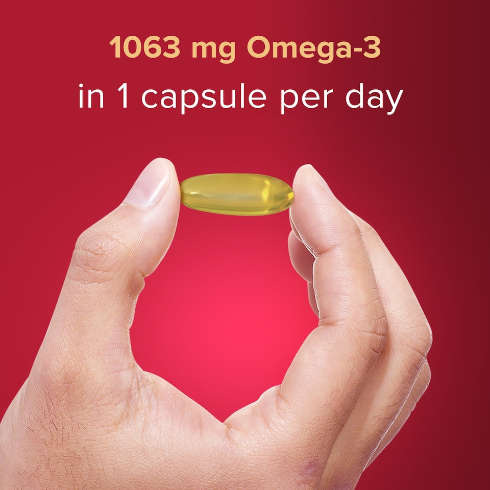 image 1 of Seven Seas Omega-3 Max Strength Fish Oil Capsules with Vitamin D - 30s
