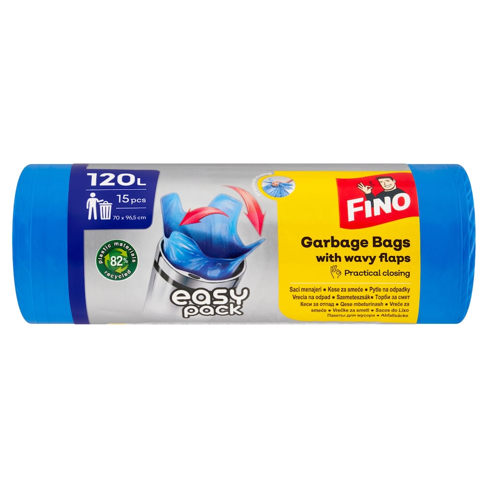 obrázok 1 z Fino Easy Pack vrecia na odpad 120 l 15 ks