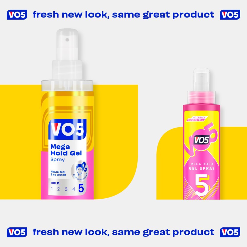 image 1 of Vo5 Mega Hold Gel Spray 200Ml