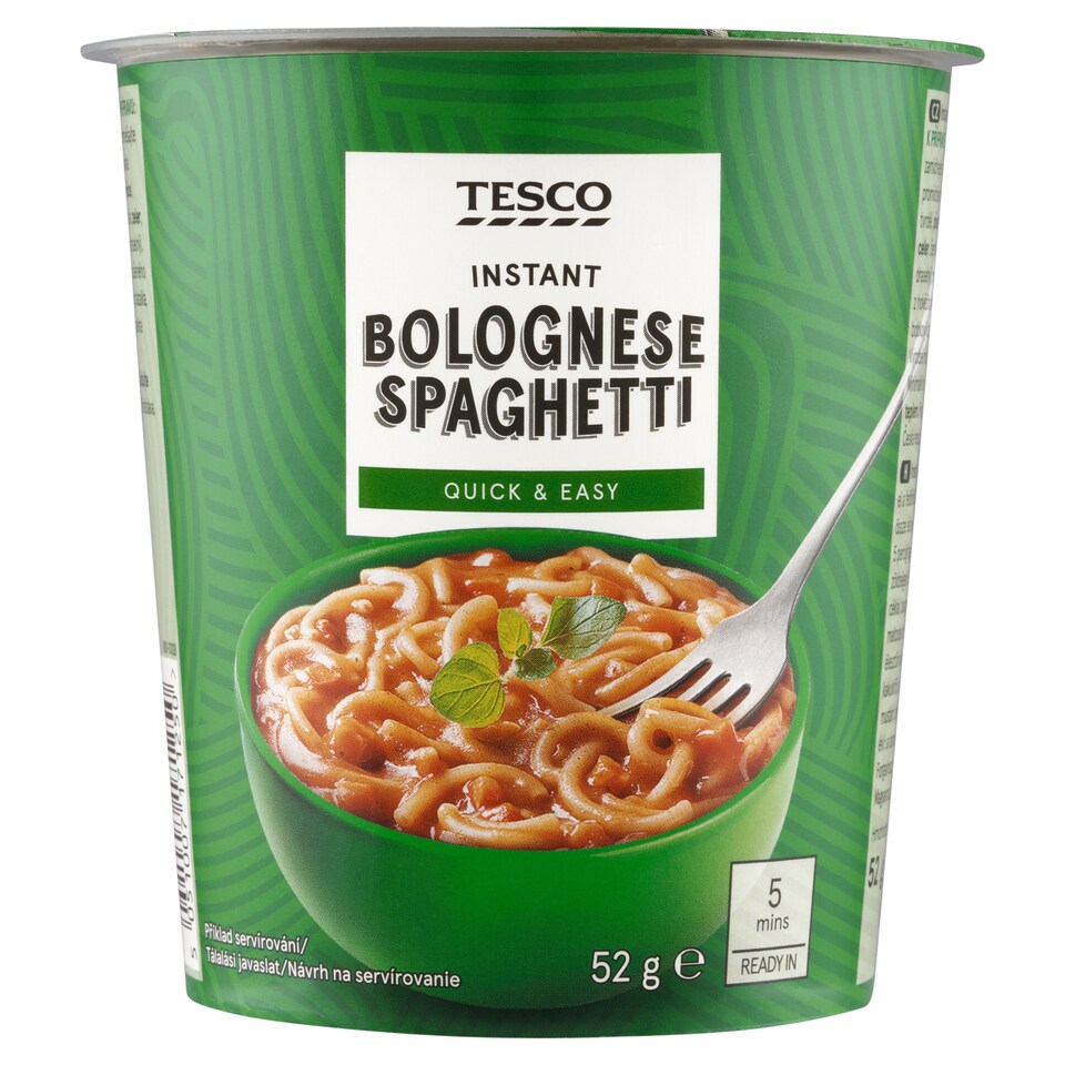 Tesco Instantní boloňské těstoviny 52g