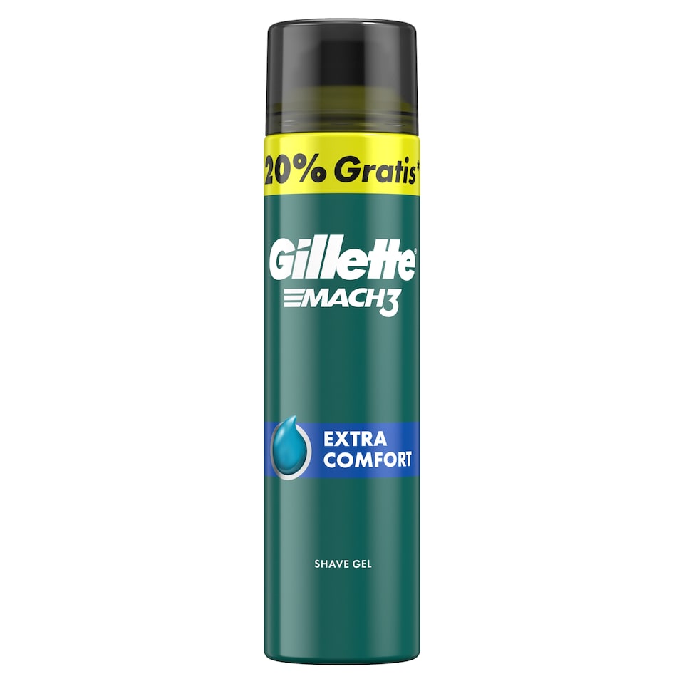 Gillette Mach3 Extra Comfort Pánský Gel Na Holení 240 ml
